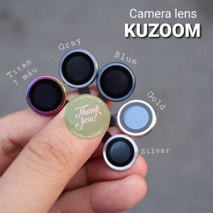 Vòng nhôm camera iPhone 12 Pro 6.1" hiệu Kuzoom